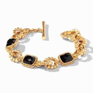 NWOT $275 Julie Vos Marbella bracelet black